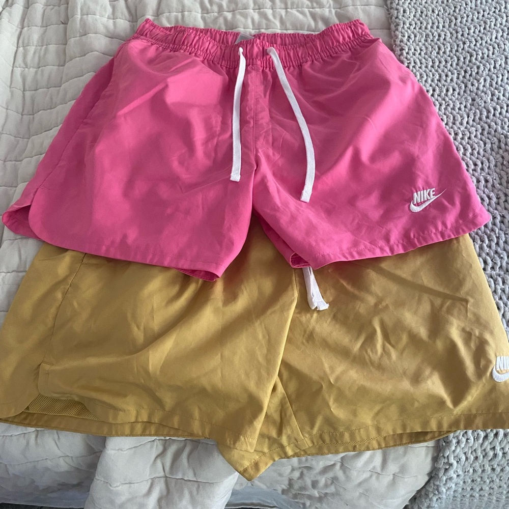 Pair of 7” inseam Nike Mesh Lined Shorts - new - medium